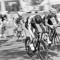 Buy canvas prints of Bicycle race by Jim Hughes