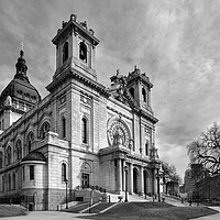 Buy canvas prints of Basilica of Saint Mary in Minneapolis by Jim Hughes