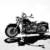 Buy canvas prints of Harley Davidson by Zuzer Cofie