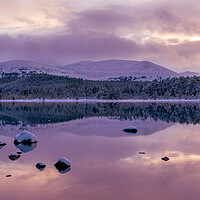 Buy canvas prints of Sunset Loch Morlich by Tony Bishop