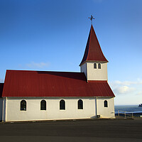 Buy canvas prints of Vik Church Iceland by Tony Bishop