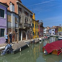 Buy canvas prints of The wonderful Burano by Tony Bishop