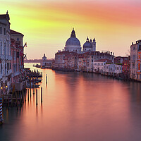 Buy canvas prints of Sunrise from the Accademia Bridge Venice by Tony Bishop