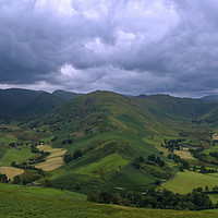 Buy canvas prints of Boredale and Martindale Valley's, Lake District by Robin Purser