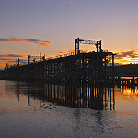 Buy canvas prints of Sunset over Dunston Staiths by Robin Purser