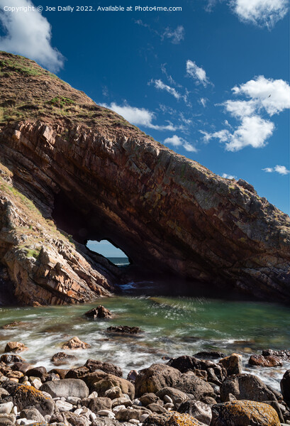 A natural sea arch near Portknockie on the north-e Picture Board by Joe Dailly