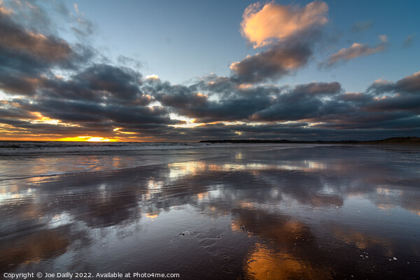 Sunrise from Lunanbay Beach Picture Board by Joe Dailly