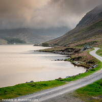 Buy canvas prints of Serene Loch Lee in Glen Esk at Sunset by Joe Dailly
