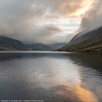 Buy canvas prints of Majestic Sunset over Loch Lee by Joe Dailly