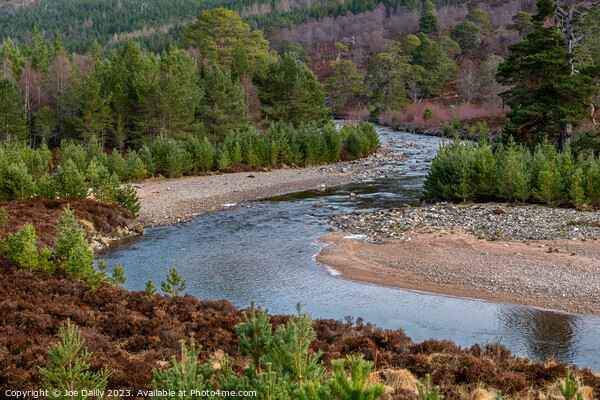 Liu Water in the Cairngorms Picture Board by Joe Dailly