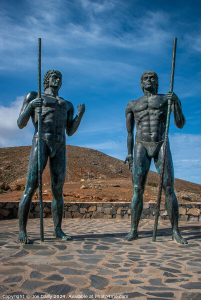 Fuertaventura Statues Guise and Ayose  Picture Board by Joe Dailly