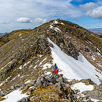 Buy canvas prints of Majestic Ridges of Glencoe by Joe Dailly