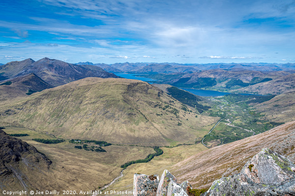 Majestic View of Loch Linnhe Picture Board by Joe Dailly