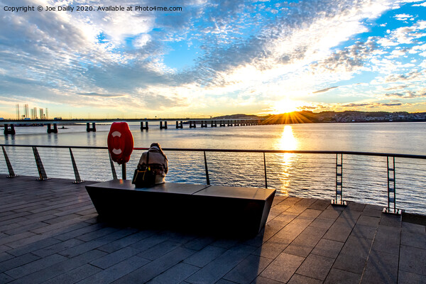 The River Tay and Tay Road bridge from Dundee's V& Picture Board by Joe Dailly