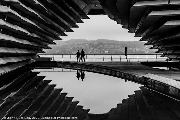 Dundee's iconic V&A Museum in Black & White Picture Board by Joe Dailly