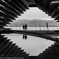 Buy canvas prints of Dundee's iconic V&A Museum in Black & White by Joe Dailly