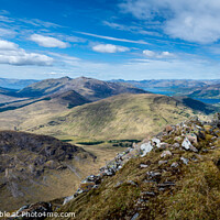 Buy canvas prints of Majestic Panorama of Bidean Nam Bian by Joe Dailly