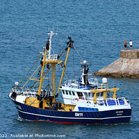 Buy canvas prints of Fishing Trawler Catherina by Tom Wade-West