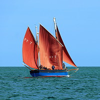 Buy canvas prints of Looe Lugger 'Our Daddy' by Tom Wade-West