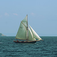 Buy canvas prints of Pegasus passing Thatcher Rock by Tom Wade-West