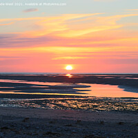 Buy canvas prints of Fleetwood Sunset by Tom Wade-West
