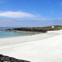Buy canvas prints of White sands at Clachtoll beach by Rhonda Surman
