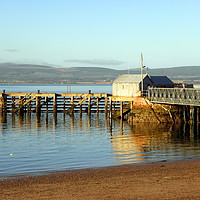 Buy canvas prints of Cromarty harbour from Marine Terrace by Rhonda Surman