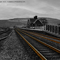 Buy canvas prints of Rusty Rails at Ribblehead Station by Colin Green