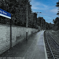 Buy canvas prints of Berry Brow Railway Station by Colin Green