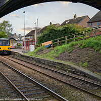 Buy canvas prints of Pacer Train at Shepley Railway Station by Colin Green