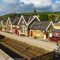 Buy canvas prints of Settle Railway Station by Colin Green
