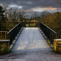 Buy canvas prints of Forsty Footbridge by Colin Green