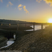 Buy canvas prints of Baitings Dam Sunrise by Colin Green