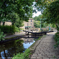 Buy canvas prints of Todmorden Lock by Colin Green