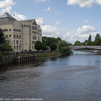 Buy canvas prints of River Ouse, York by Colin Green