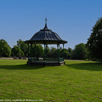 Buy canvas prints of The Bandstand by Colin Green