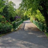 Buy canvas prints of Cast Iron Bridge at People's Park, Halifax by Colin Green