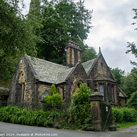 Buy canvas prints of The Lodge at Todmorden Unitarian Church by Colin Green