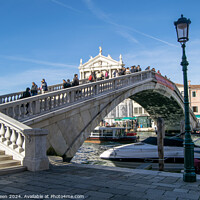 Buy canvas prints of Ponte Degli Scalzi, Venice by Colin Green