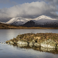 Buy canvas prints of Winter at Lochan Nah Aclaise by Chris Rafferty