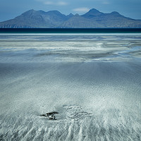 Buy canvas prints of Eigg shoreline by Chris Rafferty