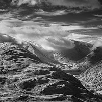 Buy canvas prints of Shrouded Hills by Chris Rafferty