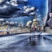 Buy canvas prints of       Walk to St Paul's                          by Keith Folkard