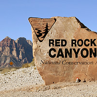 Buy canvas prints of Red rock canyon near Las-Vegas, Nevada by Roman Korotkov