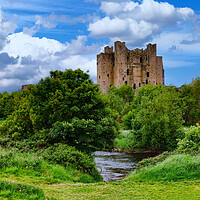 Buy canvas prints of Ruin castle in southern Ireland  by Thomas Baker