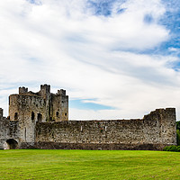 Buy canvas prints of Front view of Trim Castle in Ireland   by Thomas Baker