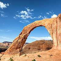 Buy canvas prints of Corona arch in Utah state park by Thomas Baker