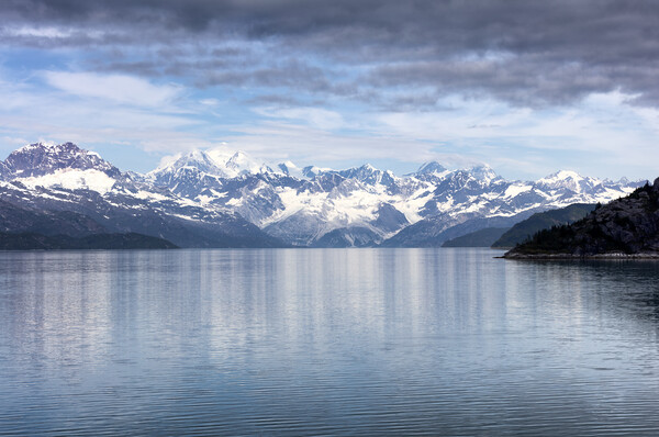 Close up of Alaska Glacier bay landscape during la Picture Board by Thomas Baker