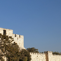 Buy canvas prints of david tower in jerusalem, Israel by sharon hitman