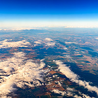 Buy canvas prints of Earth Photo From 10.000m (32.000 feet) by Radu Bercan